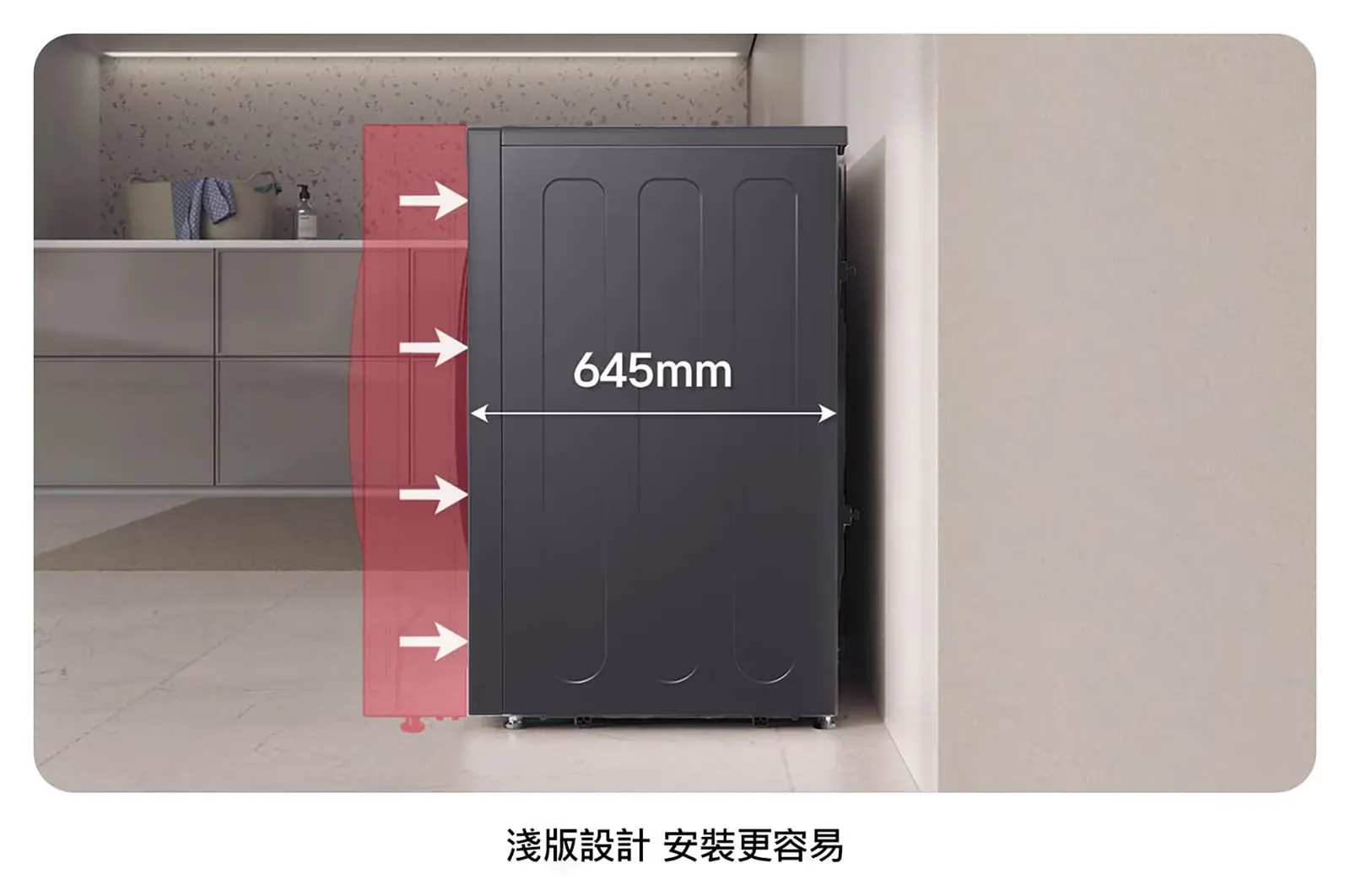 15公斤滾筒洗衣機｜夜墨灰｜AI DD™ 蒸洗脫烘