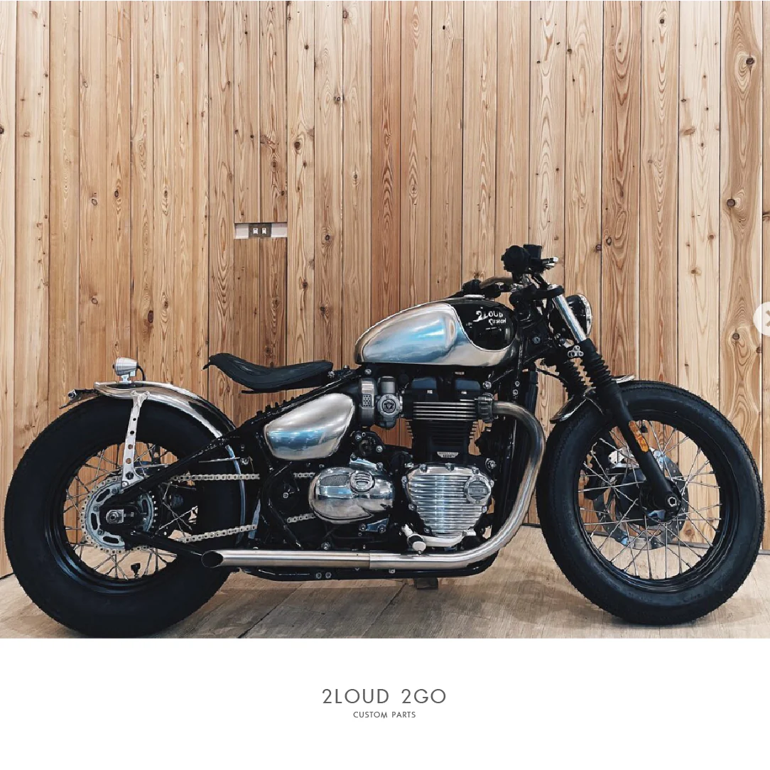 2LOUD Custom 凱旋bobber/bobber black 後土除套餐