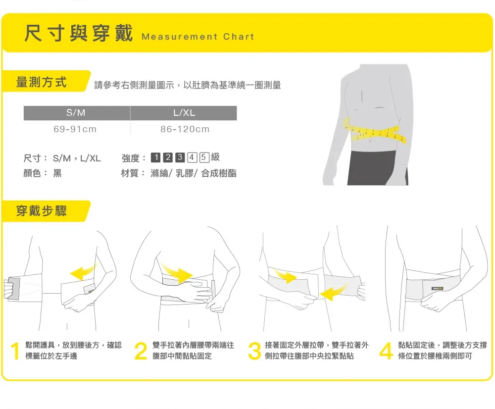 BRACOO奔酷 貼身支撐護腰 BS30