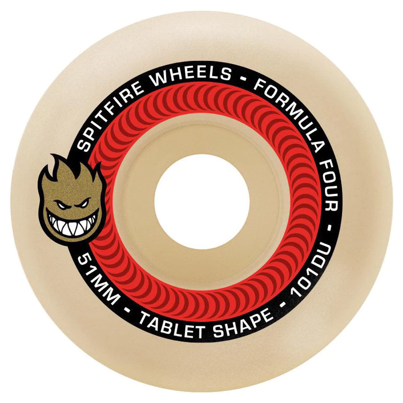 SPITFIRE WHEELS F4 101 tablets natural 53