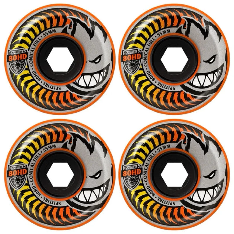 spitfire wheels 80hd fade orange conful 55