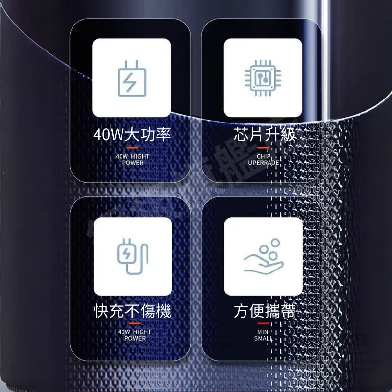 充電器 充電線 40W 數位顯示 雙孔Type C 充電頭 65W快充二合一PD快充線