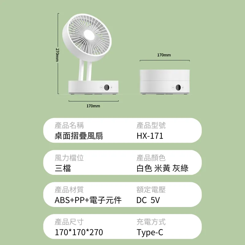 折疊風扇 桌面遙控小夜燈 戶外野營壁掛風扇 桌面風扇 氛圍夜燈 高清數顯 大容量續航 電扇