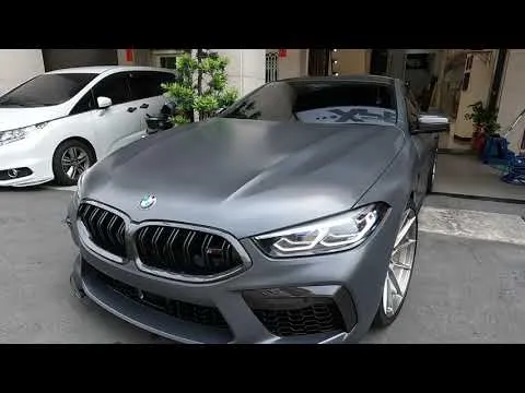 BMW THE M8 透明消光型車漆保護膜 全車包膜 (局部透明亮光)