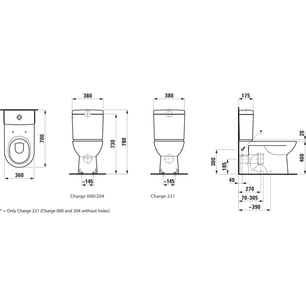 LAUFEN PRO 落地式馬桶