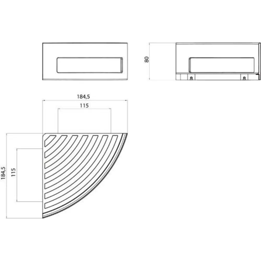 EMCO SYSTEM 2 三角置物籃